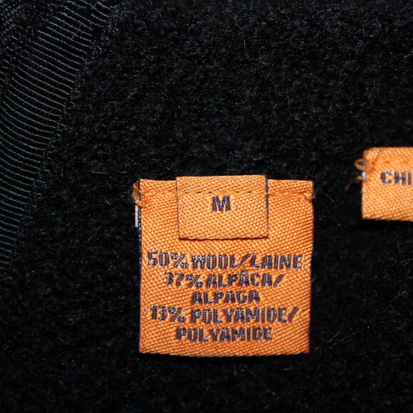 Tory Burch Sz M Black Sleeveless Open Knit Rhinestones Wool Alpaca Polyamide Top - Picture 10 of 14